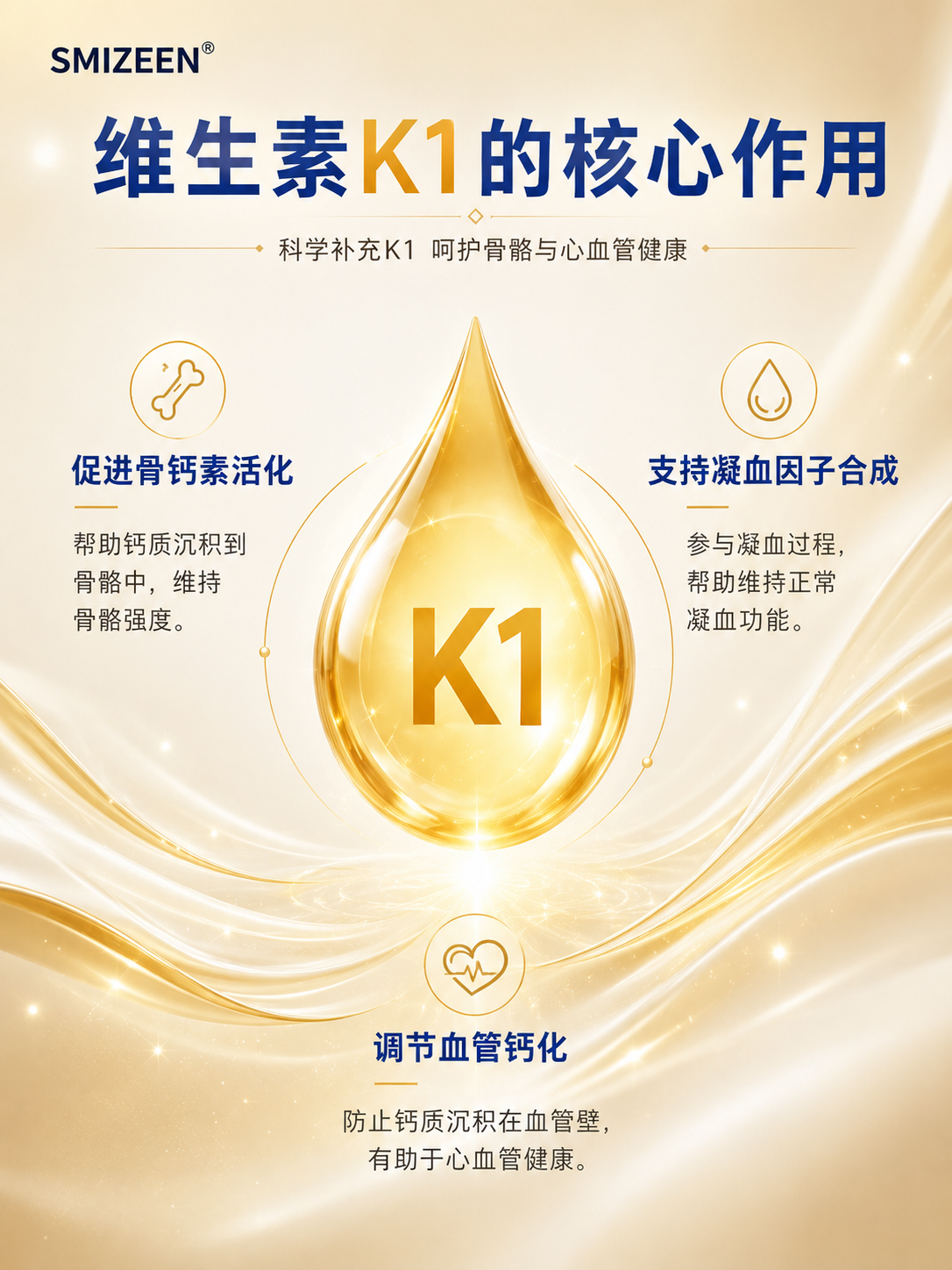 维生素K1核心营养作用说明